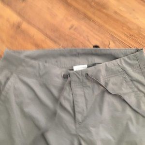 Columbia windpants, gray, women's size 10.